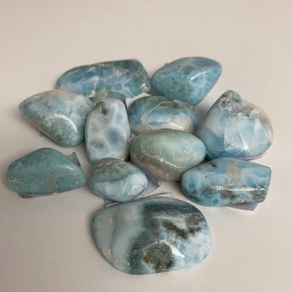 High Quality Larimar Tumbled Crystal