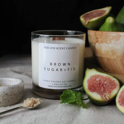 The 6th Scent Candle - Brown Sugar + Fig Soy Candle