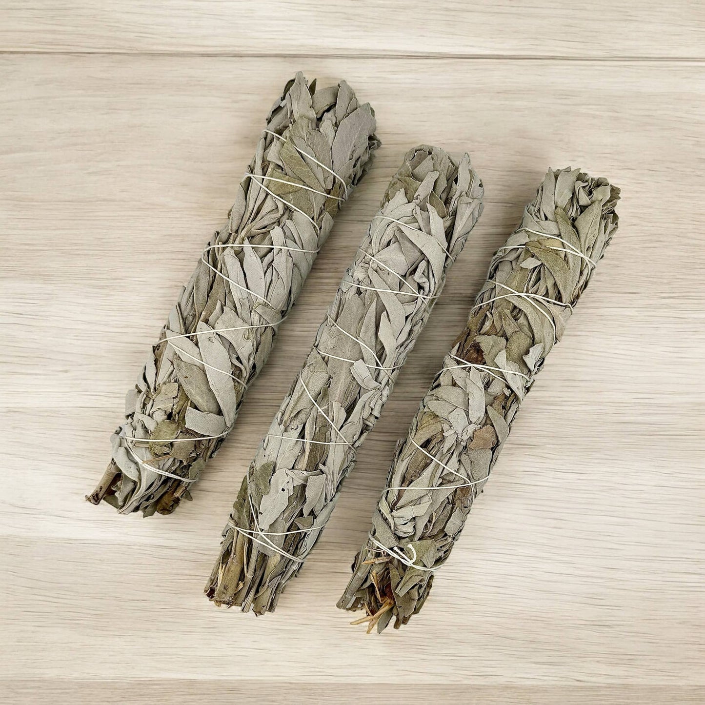 Large White Sage Burn Wands