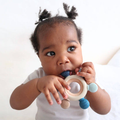 Baby Bliss - Teether Ring - Pink Tones