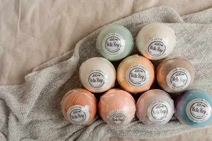 BelleRose Bath Company - Strawberry Bath Bombs