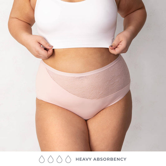 Leakproof High Waist Brief - Heavy Absorbency