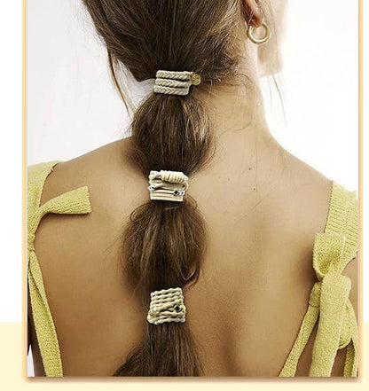 Bohemian Hair Tie Bracelet Stacks
