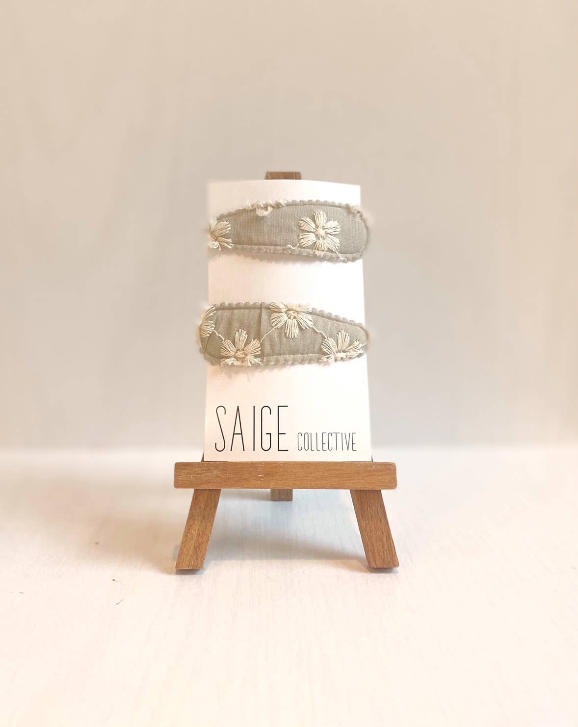 Saige Collective - Boho Embroidered Hair Clip