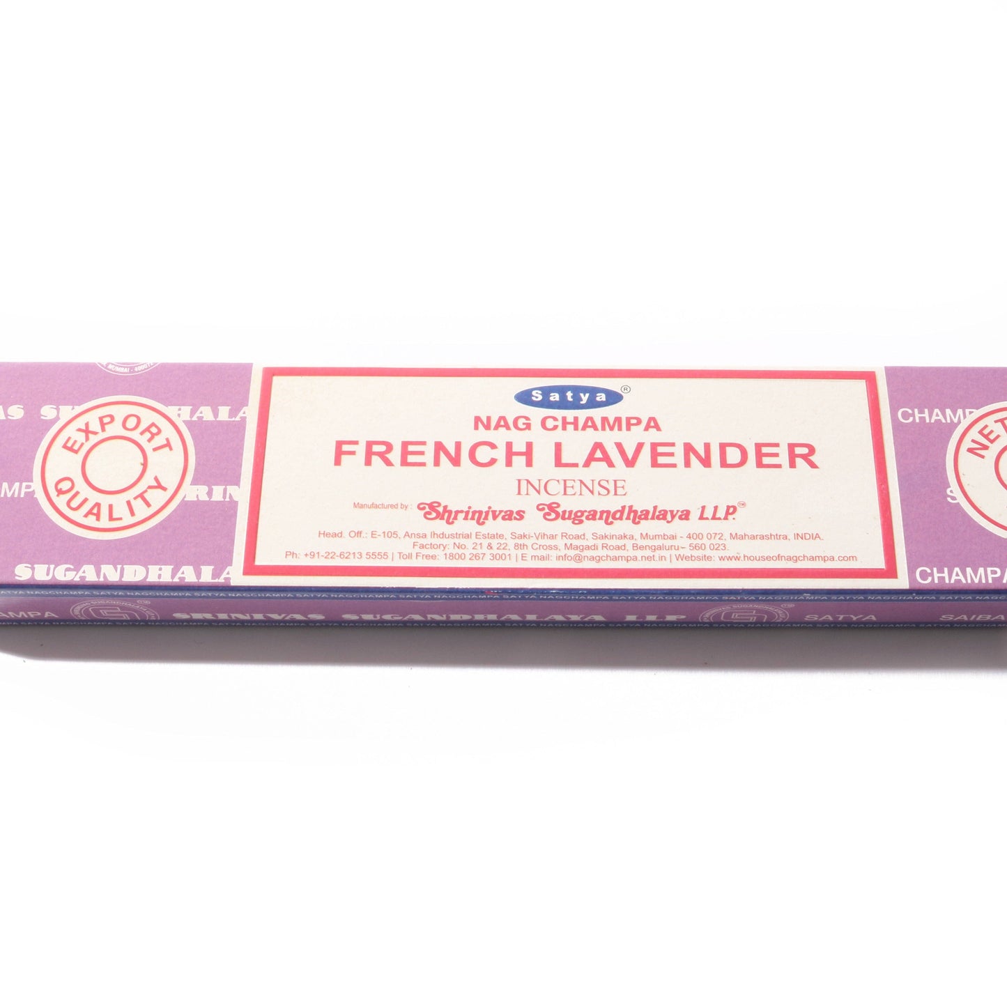 French Lavender Satya Incense Sticks - 10 Sticks