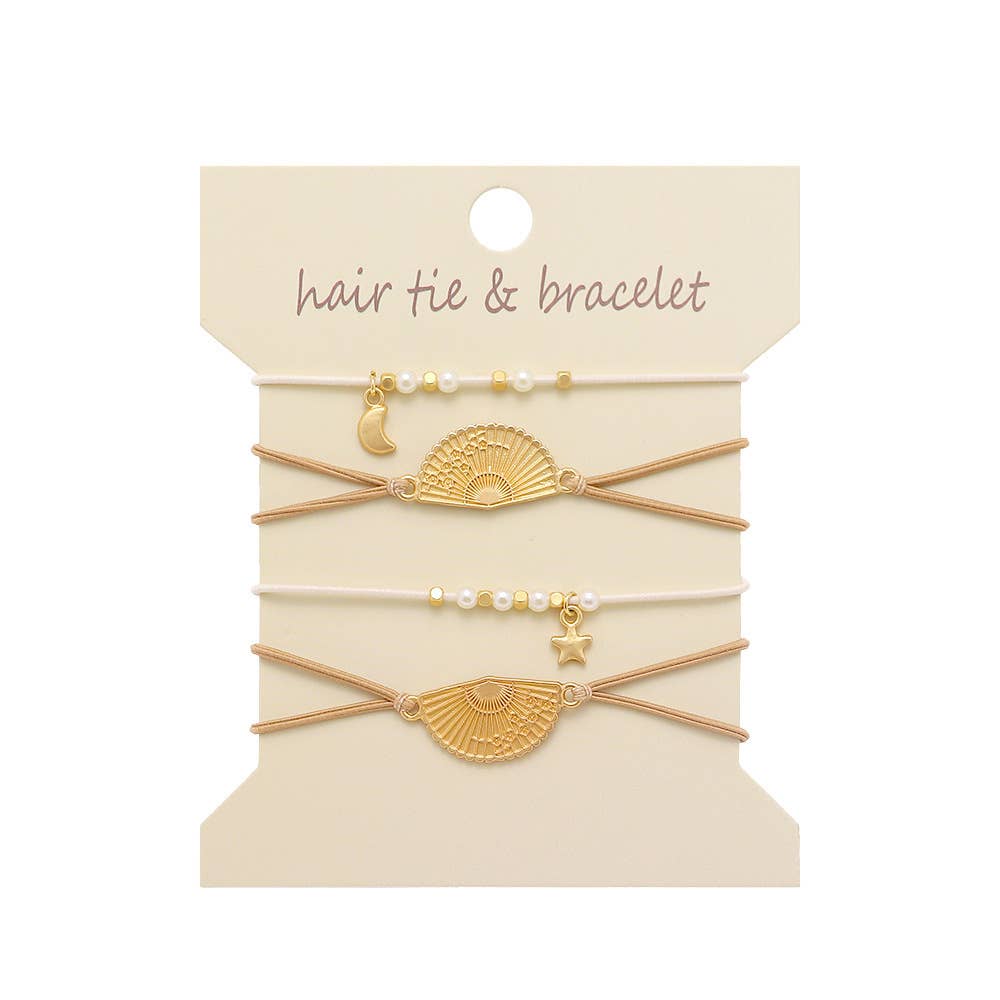 Bohemian Hair Tie Bracelet Stacks