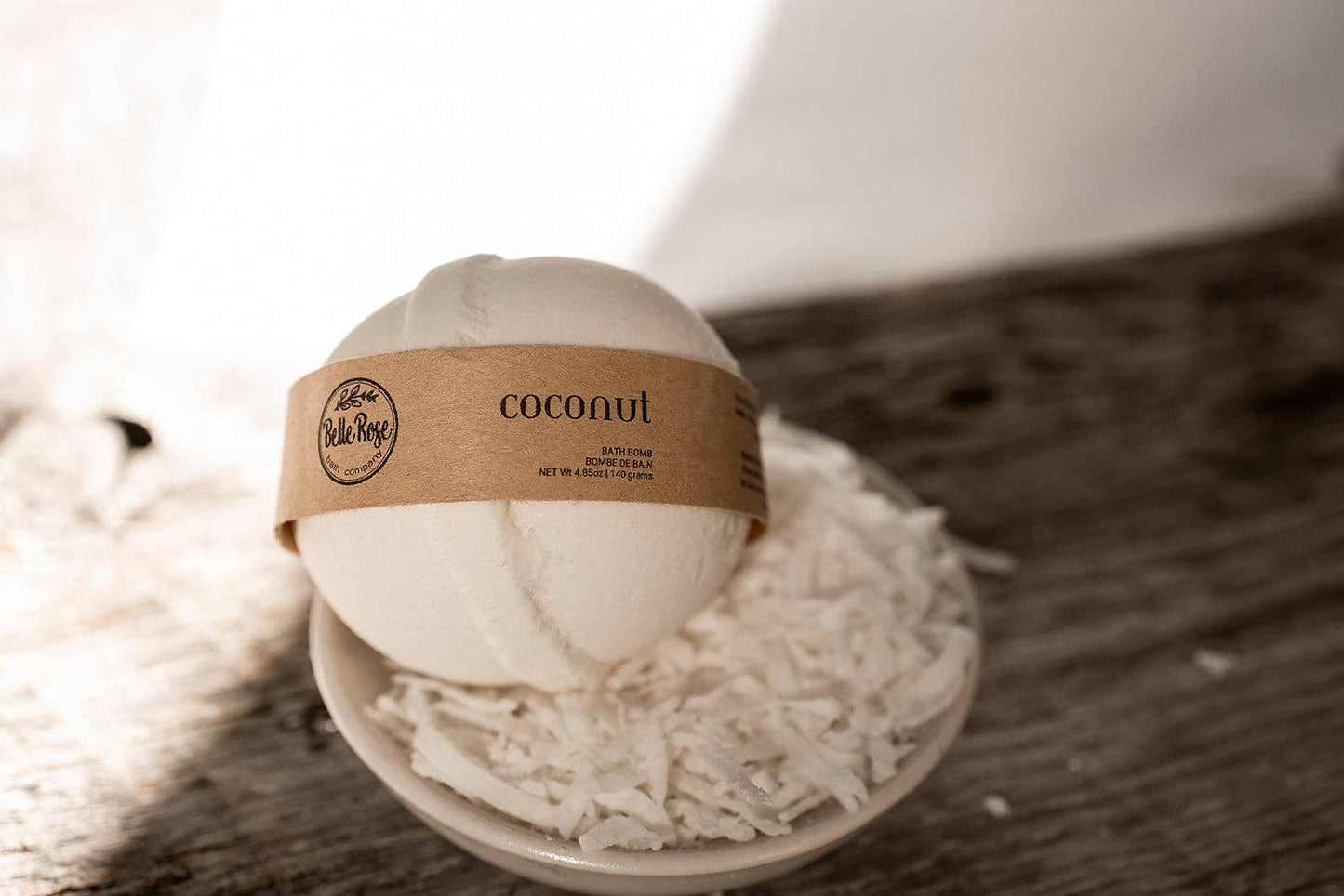BelleRose Bath Company - Coconut Bath Bombs