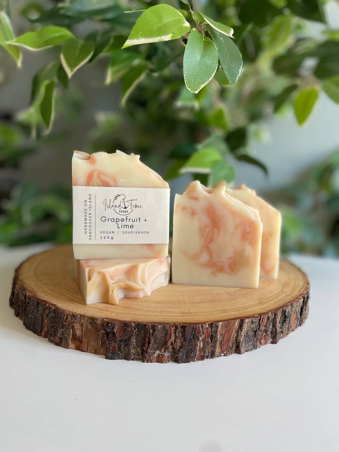 Island Time Soap + Candle - All Natural Grapefruit + Lime Handmade Artisan Soap