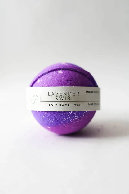 Lavender Swirl Bath Bomb