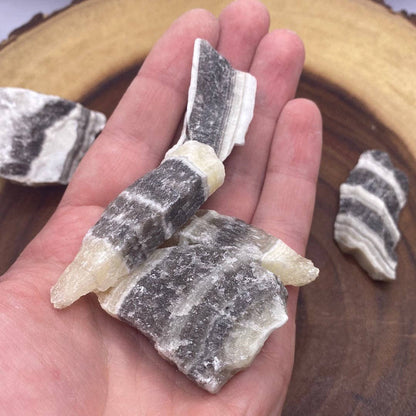 Zebra Calcite Rough Cut Crystal