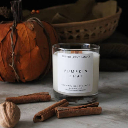 The 6th Scent Candle - Pumpkin Chai Soy Candle