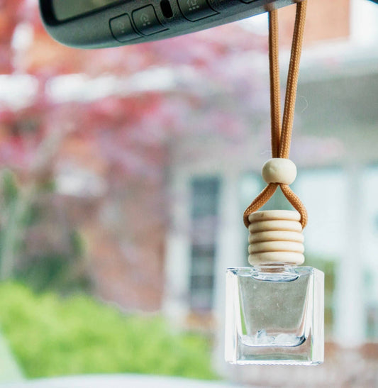 ROSE QUARTZ CRYSTALS | CAR DIFFUSER: Sweet Rose + Wild Figs