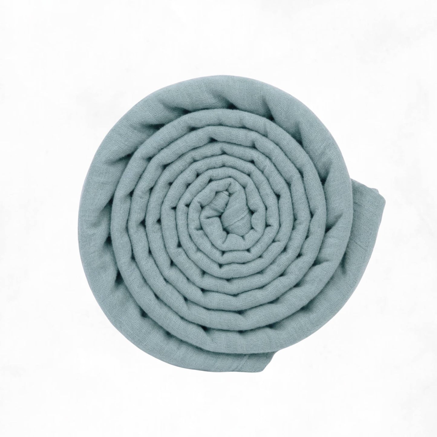 Baby Bliss - Bamboo Muslin Swaddle Blanket - Slate Blue