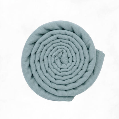 Baby Bliss - Bamboo Muslin Swaddle Blanket - Slate Blue