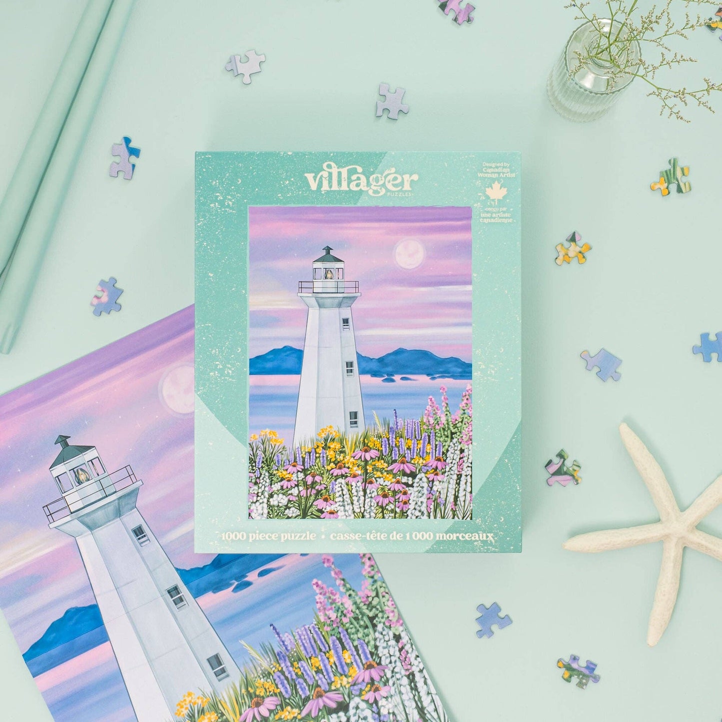 Villager Puzzles - Harbour Lighthouse | 1000-Piece Puzzle | Designed in Canada