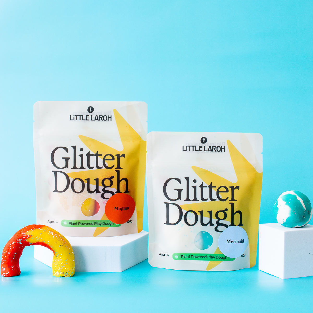 Glitter Natural Play Dough