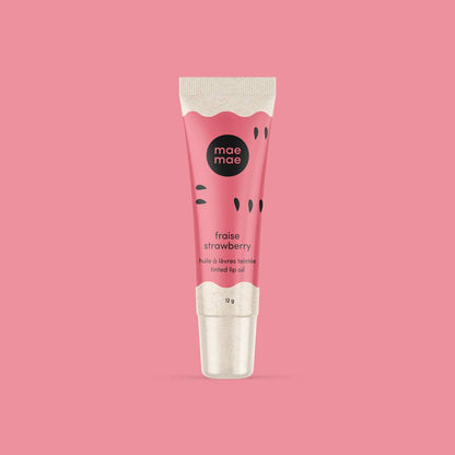 Maemae Natural Products - Strawberry Natural Tinted Lip Oil