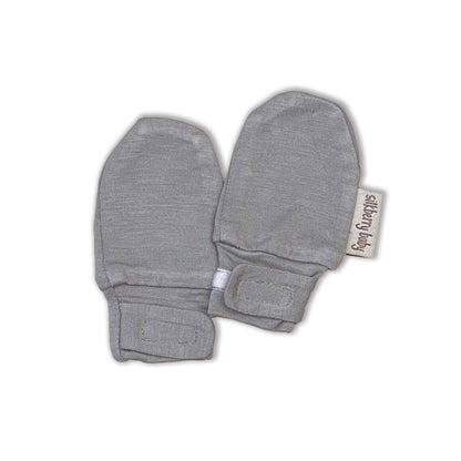 Bamboo Stay-on No Scratch Mittens