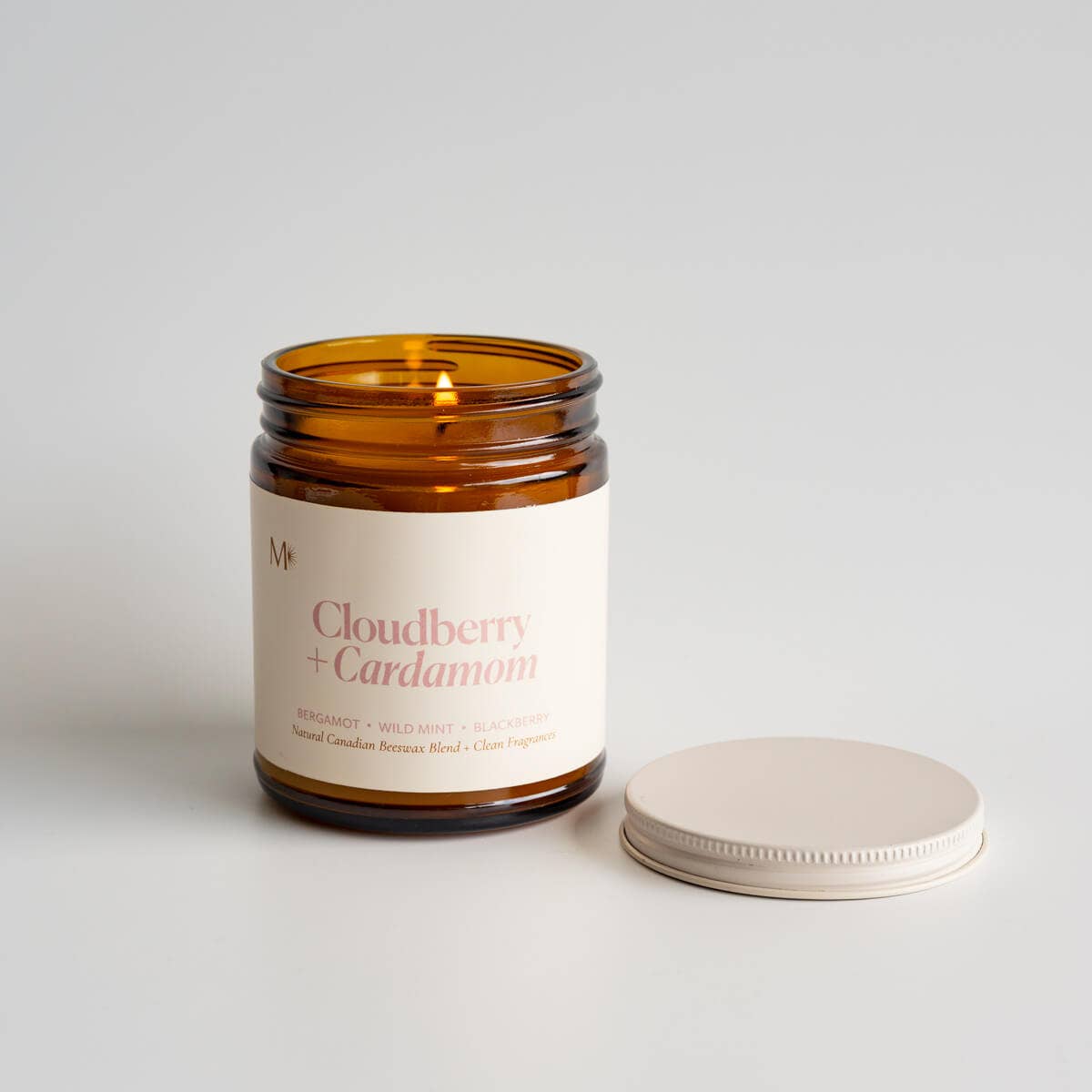 Cloudberry + Cardamom | Canadian Beeswax Candle