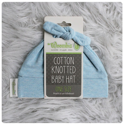 Woombie cotton knotted baby hat