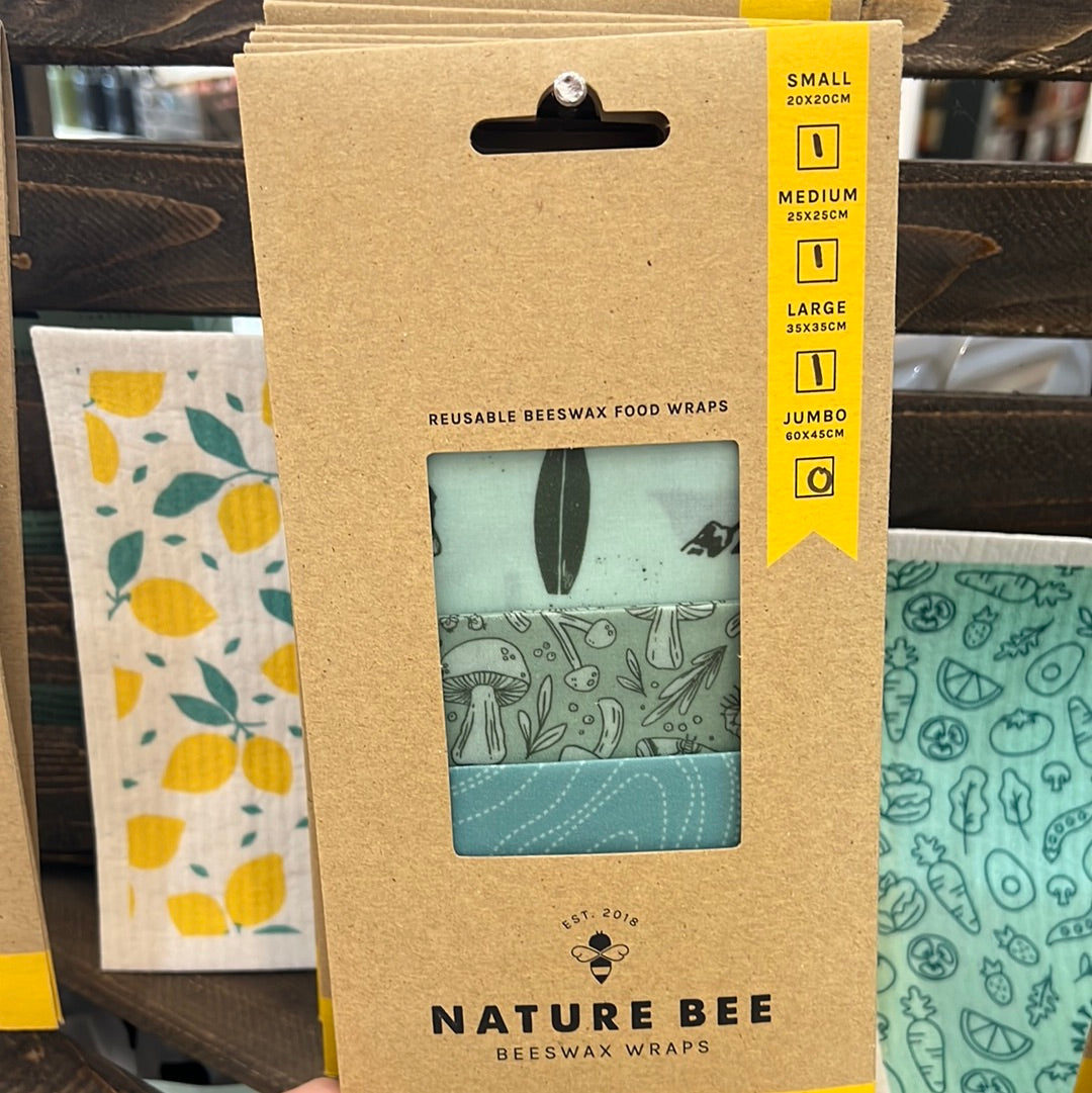 Nature Bee Beeswax Wraps S, M, L, Jumbo