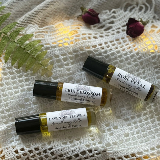 12 Petals Lavender flower Aromatherapy Roller