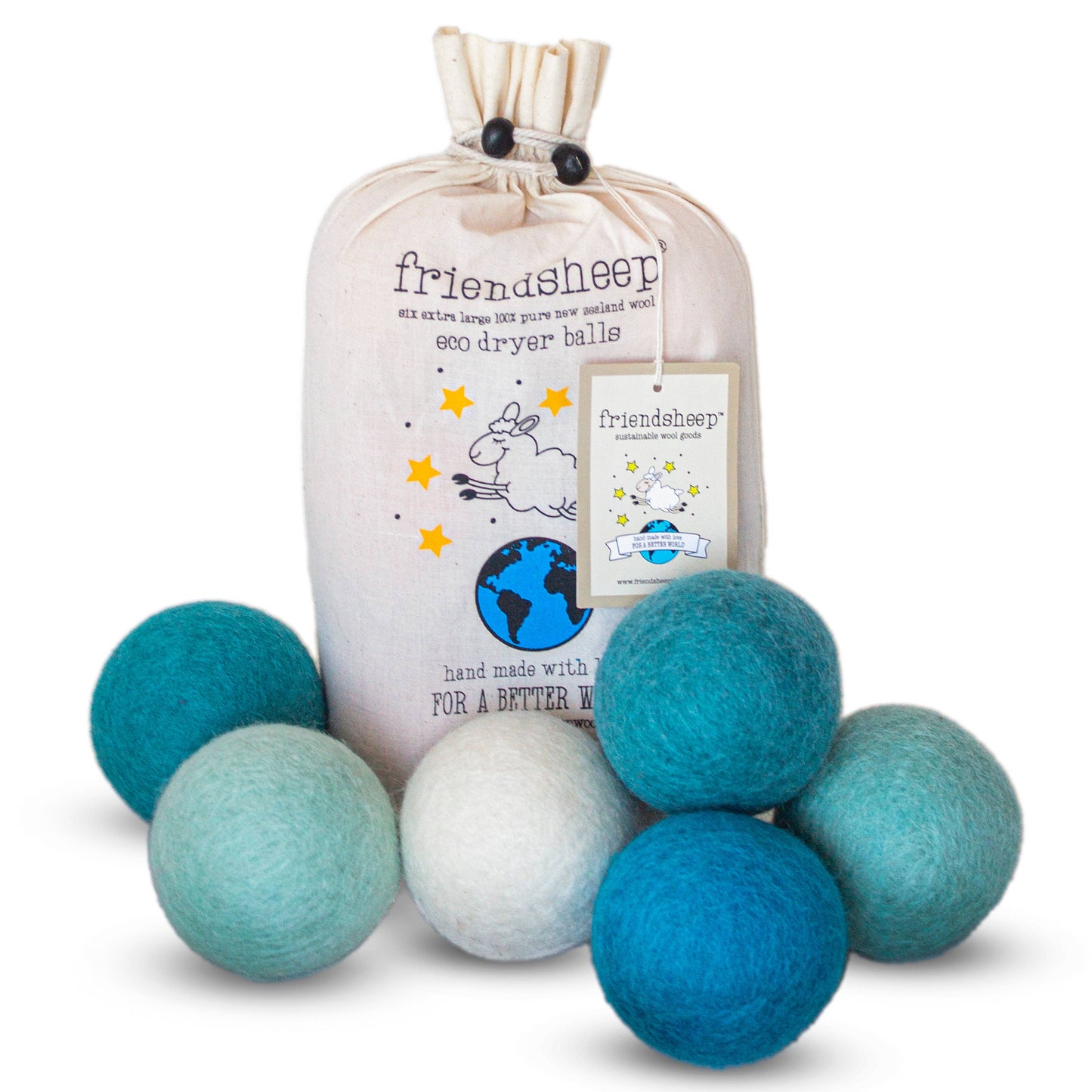 Friendsheep - Blue Ocean Eco Dryer Balls