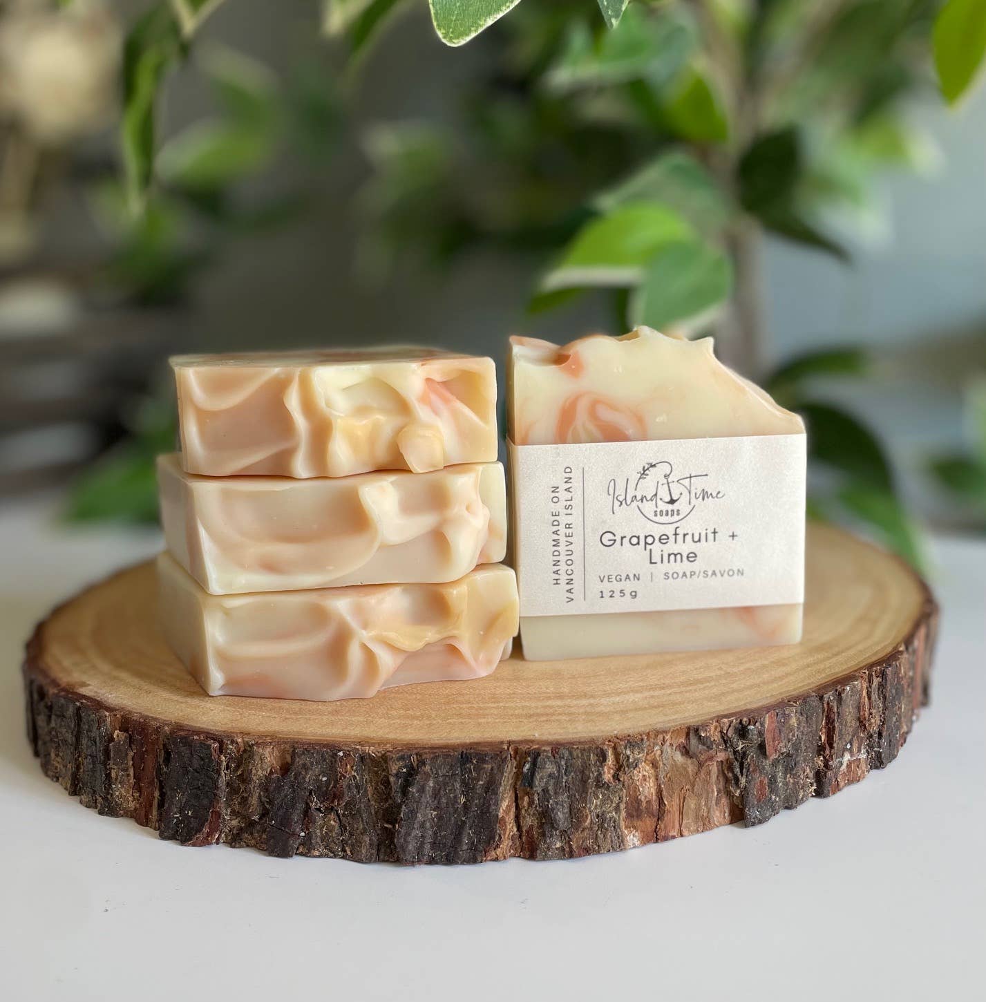Island Time Soap + Candle - All Natural Grapefruit + Lime Handmade Artisan Soap