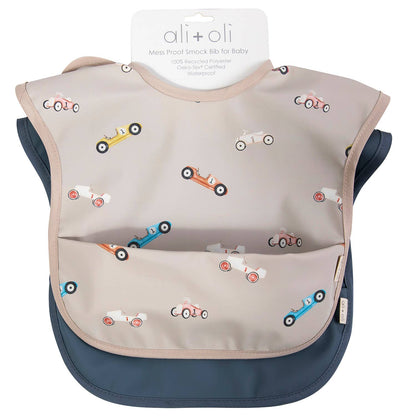 Cars & Midnight Smock Bibs (2pc)