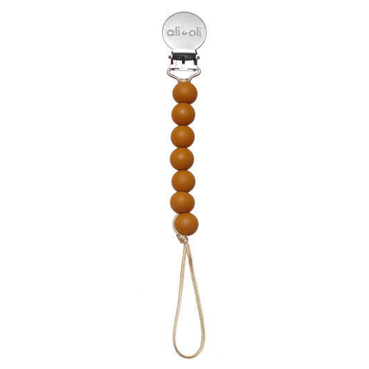 Ochre Pacifier Clip Holder for Baby