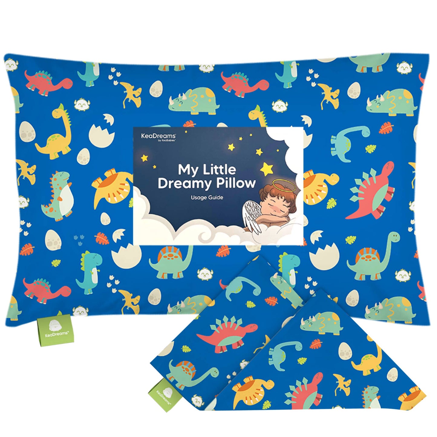KeaBabies - KeaBabies Printed Toddler Pillowcase 13X18" (DinoWorld)