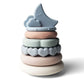 Ali+Oli - Soft Silicone Stacking Ring Tower (6-pc) Moon