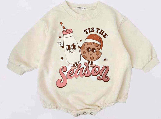 Tis The season Baby/Toddler Christmas Holiday Romper