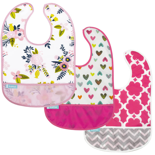 Cleanbib Waterproof Bib - Pack Of 3