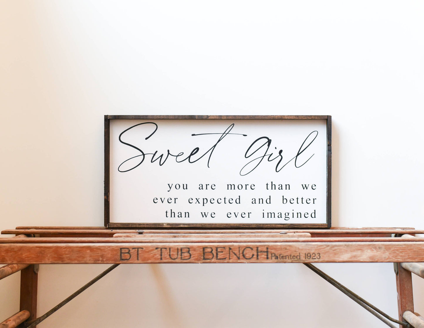 Sweet Girl Wood Sign