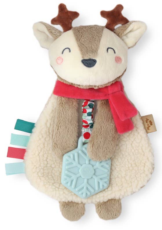 Itzy Ritzy Holiday Reindeer Itzy Lovey™ Plush + Teether Toy