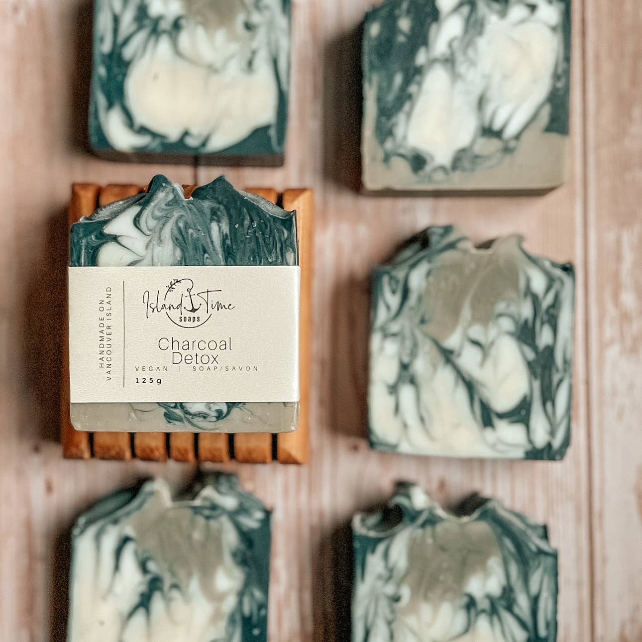 Island Time Soap + Candle - All Natural Charcoal Detox Handmade Artisan Soap