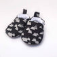 Mountain Baby Shoes: Gray Faux Suede / 0-3 Months