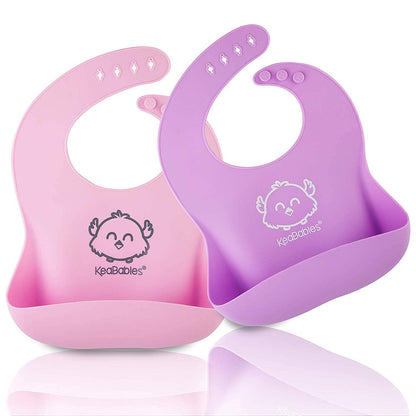 Silicone Bib Set of 2