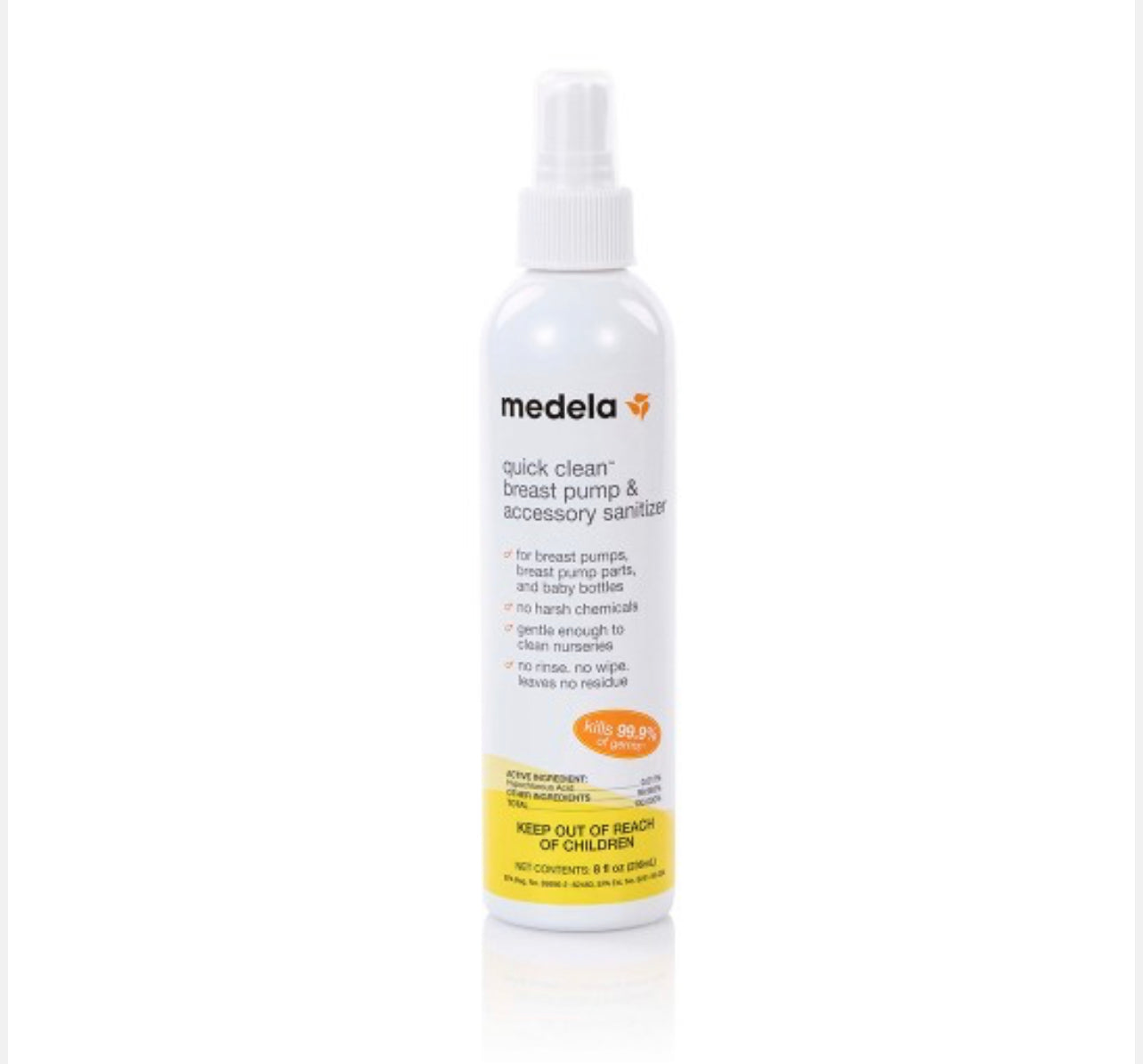 Medela Quick Clean™ Breast Pump & Accessory Sanitizer Spray