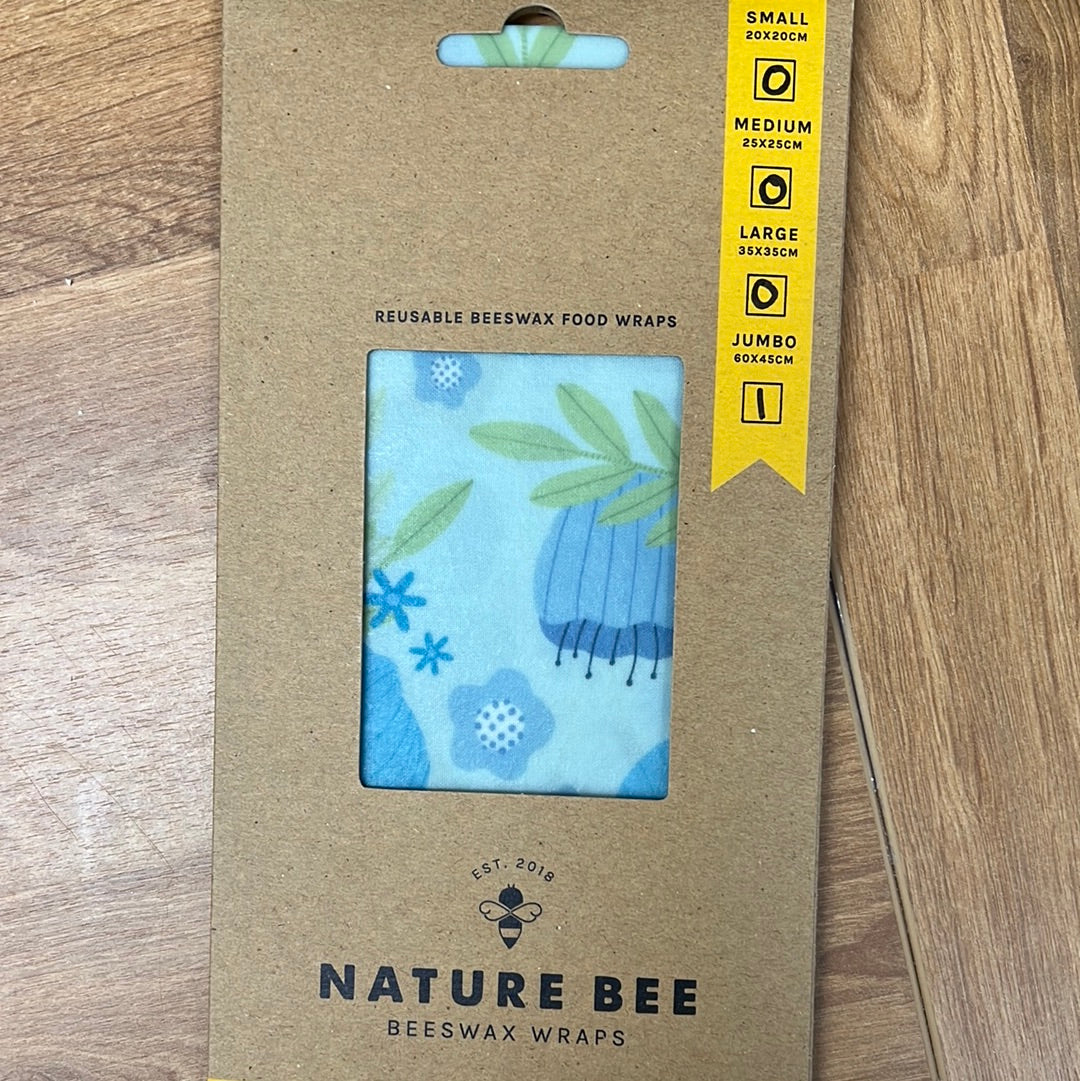 Nature Bee Beeswax Wraps S, M, L, Jumbo & Multipacks
