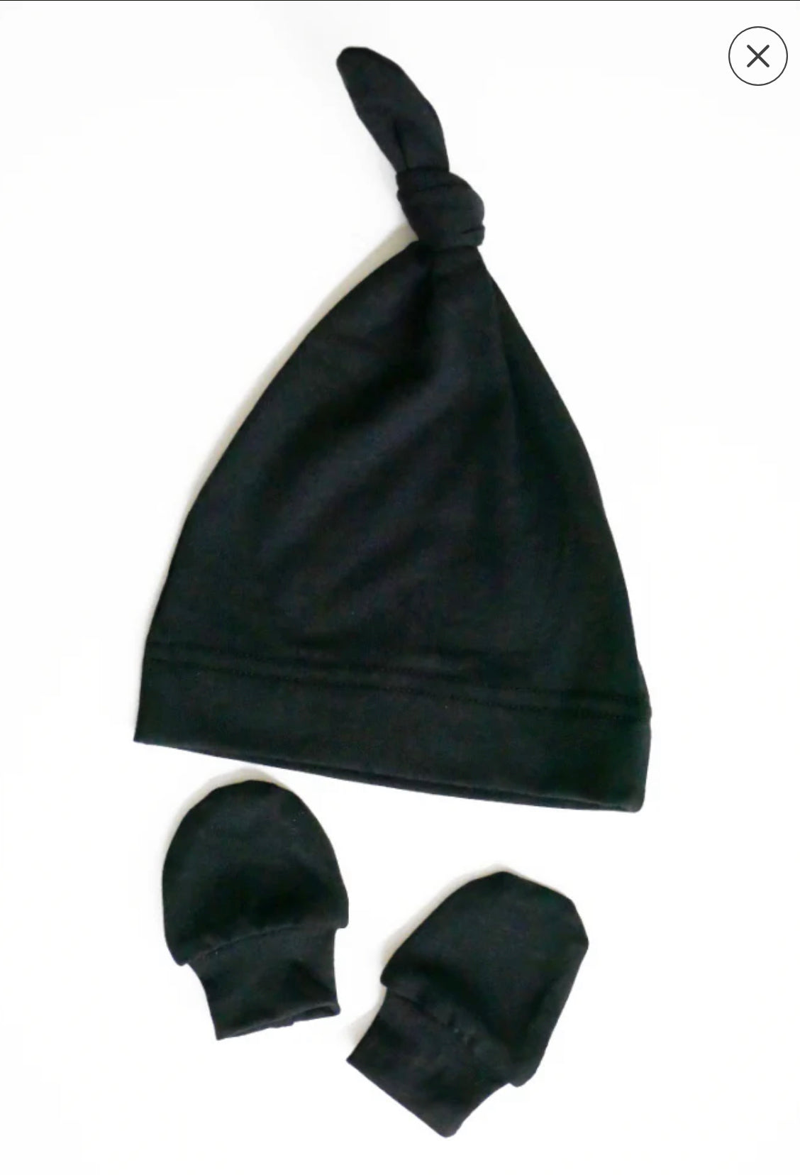 Beluga Baby Hat & Mitten Set