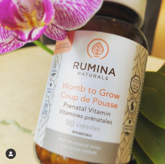 Rumina Naturals Womb to Grow Prenatal Vitamins