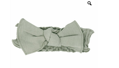 Organic Smocked Tie Headband