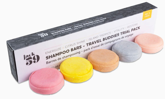 Jack 59 Shampoo Bars-Travel Buddies Trial Pack