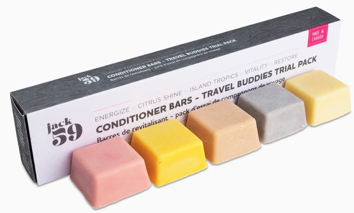 Jack 59 Travel buddies Conditioner bars pack