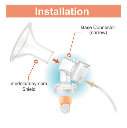 Maymom 17mm Flange w/ Valve, Membrane, and Adapter